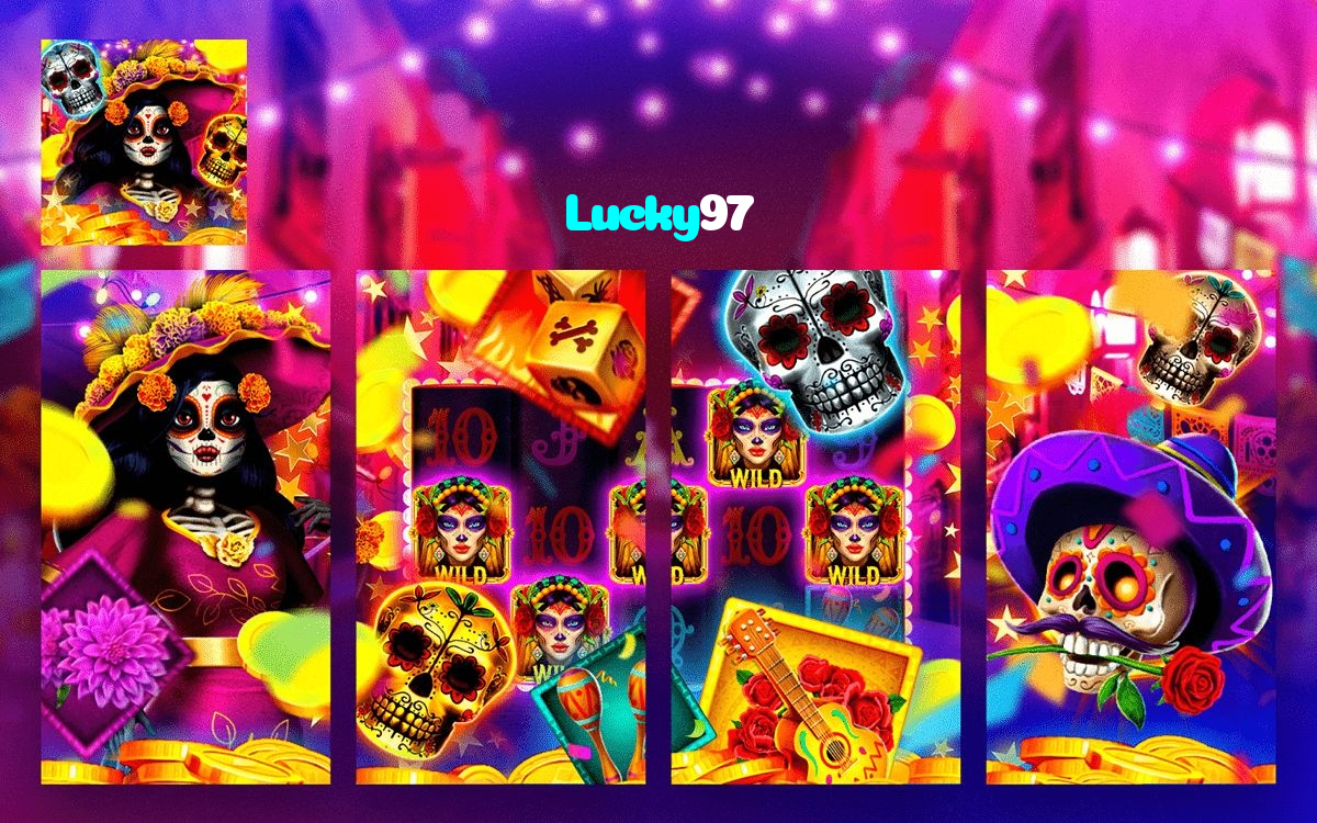 Lucky97 casino presented on mobile device in Pakistan with slots and live games